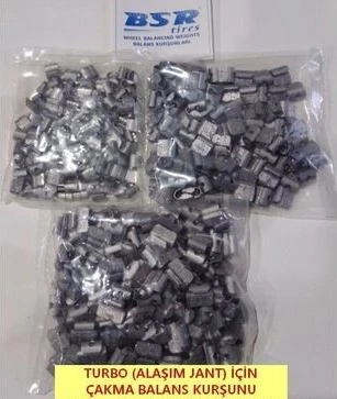 Alaşım Jantlara turbo Çakma Balans Kurşunu. 3 Pk. Pakette 100ad ürün görseli