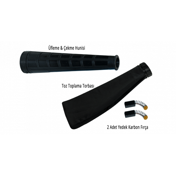 MÜHLEN RC666 19 Kademeli Portatif Hava Üfleme Çekme Cihazı Güçlü Motor Güçlü Üfleme - 7