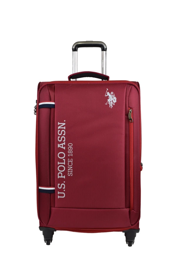 U.S. Polo Assn. Valiz Orta Boy Bordo Kumaş Valiz ürün görseli