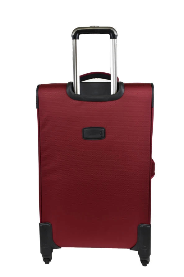 U.S. Polo Assn. Valiz Orta Boy Bordo Kumaş Valiz - Resim 4