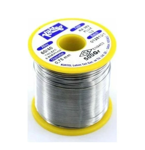 KURTEL 500 gr Makara 60/40 1.2 mm Lehim Teli (Pastalı)