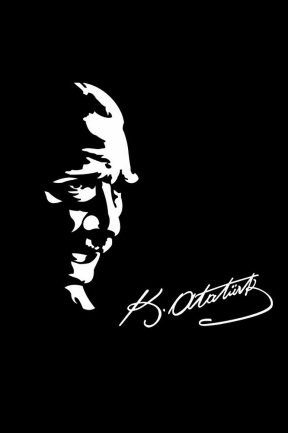 Atatürk İmza Oto Sticker 20 cm Kemal Atatürk İmzası - 2