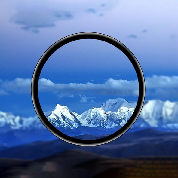 Bufalo Honor Magic Watch 2 42mm Ekran Koruyucu 3D Kavisli PMMA Nano Siyah Çerçeve - 3