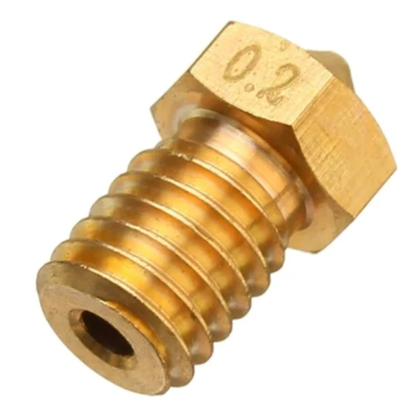 3D Yazıcı Extruder Nozzle 0.2 mm MK8 Creality Ender Uyumlu 1,75mm Filament