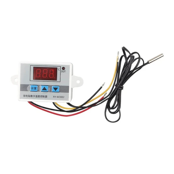XH-W3002 Dijital Termostat Sıcaklık Kontrol Cihazı 220V 1500W, Kuluçka Termostat - 5