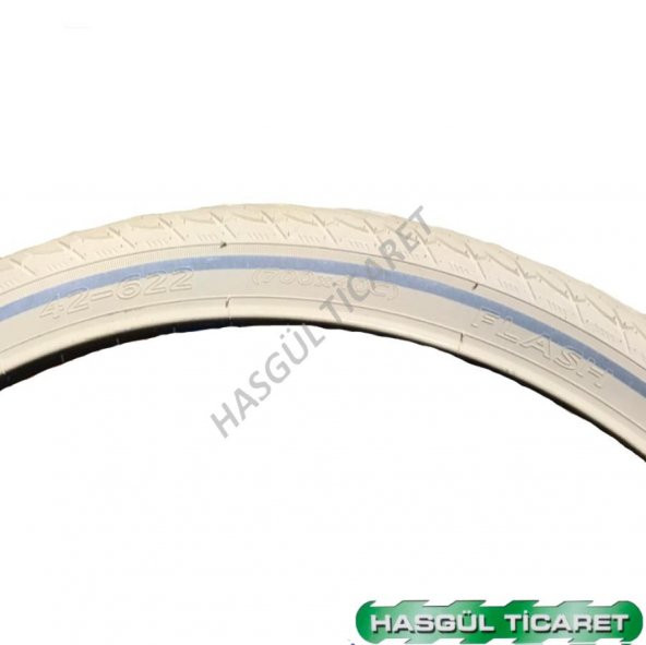 Hsgl Yol Bisiklet  Flash Reflektörlü Dış Lastik 700X40C Krem - 2