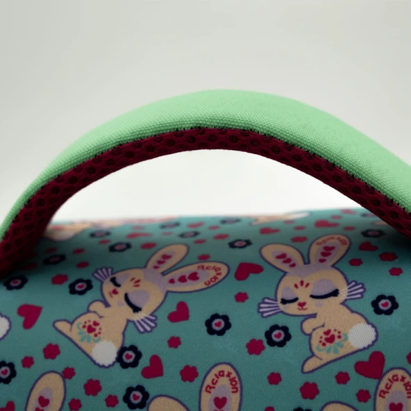 NPO Kids Rabbit Sevimli Tavşan Temalı Kız/Erkek RGB Logolu Beslenme Çantası - 5