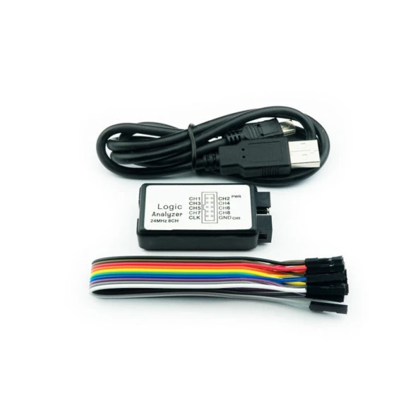USB Lojik Analizör - 24 MHz 8 Kanal, Saleae Logic Analyzer