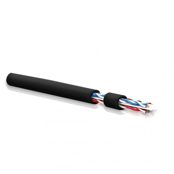 QPORT Q-CATO2 500m CAT6 DIŞ ORTAM SİYAH,23AWG - 2