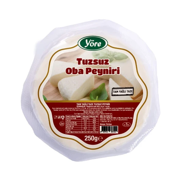 Yöre Tuzsuz Yayla Peyniri 3 x 250 gr