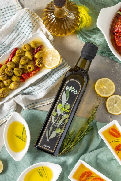 Ulubahçe Natürel Sızma Zeytinyağı 2 X 500 ml Cam Şişe - 2