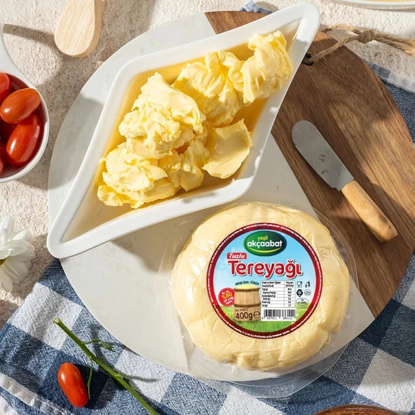 Yeşil Akçaabat Trabzon Tereyağı Tuzlu 2 X 400 gr - 2