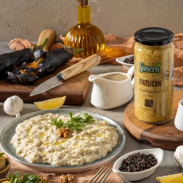 Sosero Közlenmiş Patlıcan 435 gr Cam Kavanoz - 2