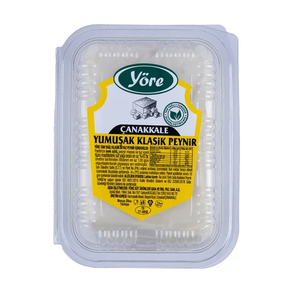 Yöre Çanakkale Klasik Tam Yağlı Yumuşak İnek Peyniri 3 x 300 gr
