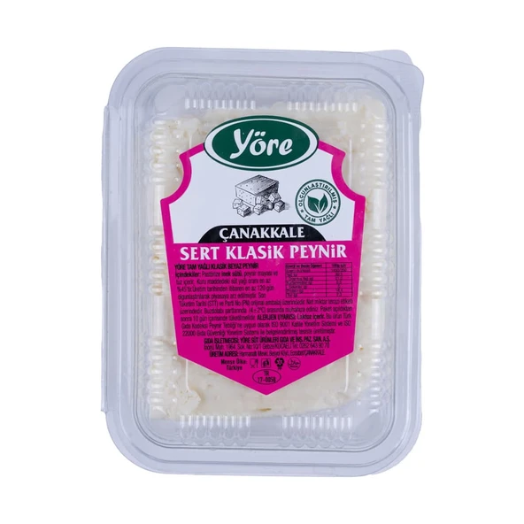 Peynirci Baba Yöre Çanakkale Klasik Tam Yağlı Sert Inek Beyaz Peynir 3 X 300 gr