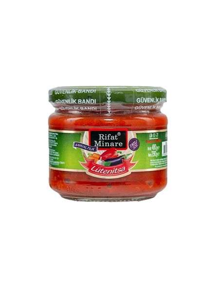 Rifat Minare Lutenitsa Kahvaltılık Tatlı Sos Cam Kavanoz 300 gr ürün görseli 1
