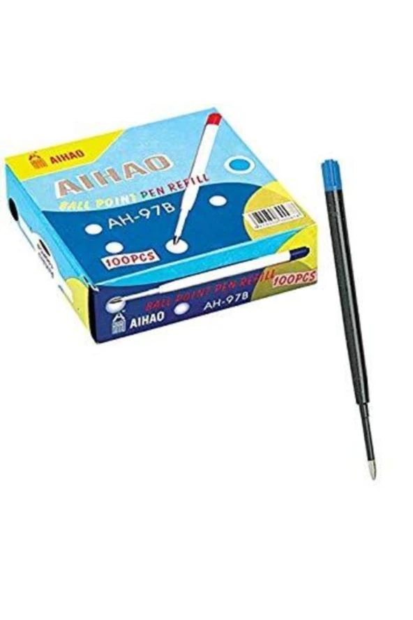 Aihao Tükenmez Kalem Yedeği Parker Tipi Plastik Siyah 100 Lü (1 Paket 100 Adet) ürün görseli