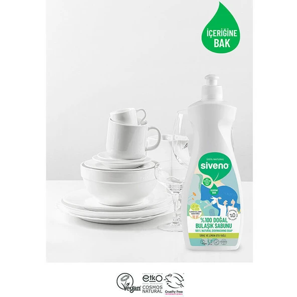 Siveno Doğal Bulaşık Sabunu 500 ml - Resim 3