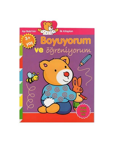 Ayı Bobinin İlk Kitapları Boyuyorum ve Öğreniyorum Parıltı Yayınları