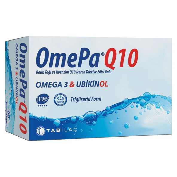 Omepa-Q10 Omega 3 Ubiquinol 90 Kapsül