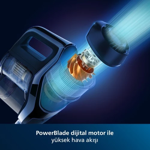 Philips XC7043/01 SpeedPro Max Şarjlı Dikey Süpürge - 7
