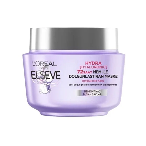Elseve Hydra Hyaluronic 72 Saat Nem ile Dolgunlaştıran Maske 300 ml ürün görseli