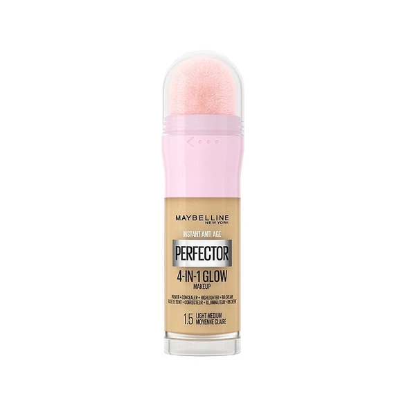 Maybelline Instant Anti Age Perfector 4 in 1 Glow Makeup 1.5 Light Medium ürün görseli