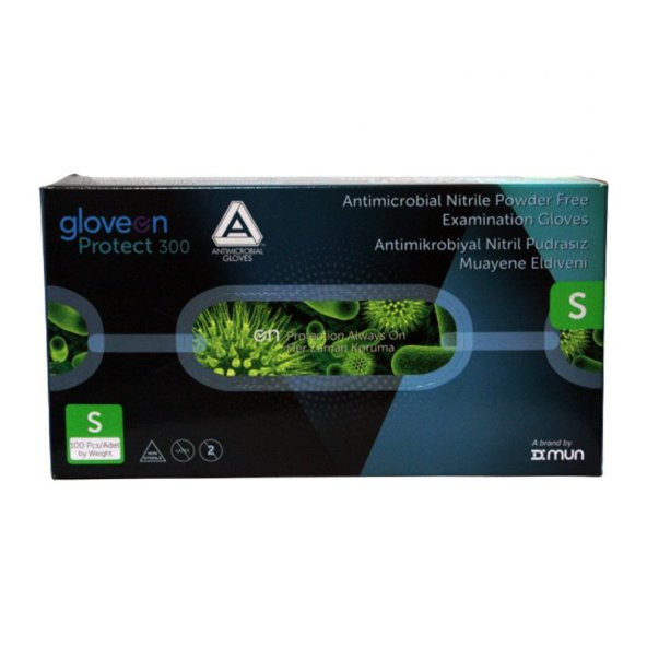 Gloveon Muayene Eldiveni Nitril Pudrasız Small Eldiven 100 Adet - 2