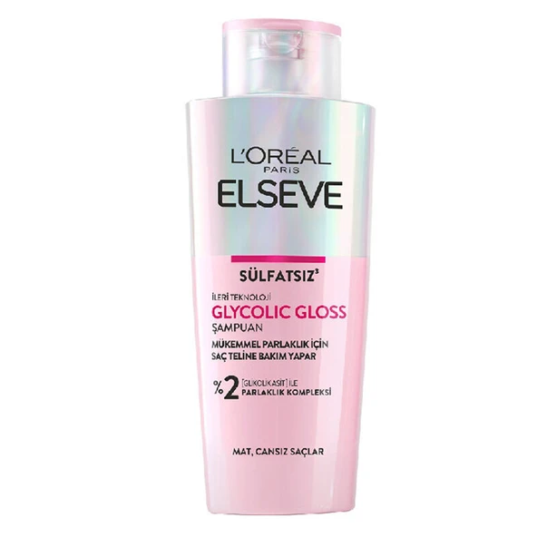 Loreal Paris Elseve Glycolic Gloss Sülfatsız Şampuan 200 ml