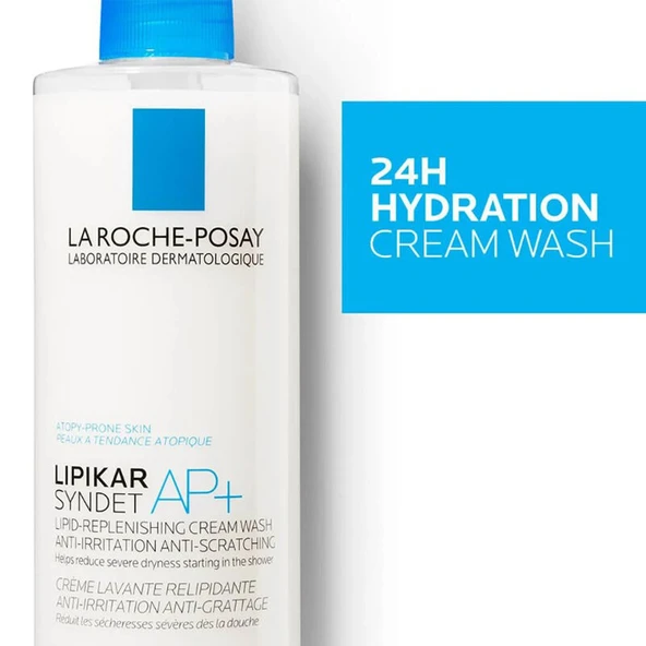 La Roche Posay Kuru Ciltler İçin Lipikar Syndet Ap+ Vücut Yıkama Jeli 400 ml - Resim 3