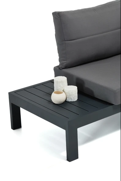 Verona Bahçe Köşe Takımı + Alüminyum Sehpa - 2