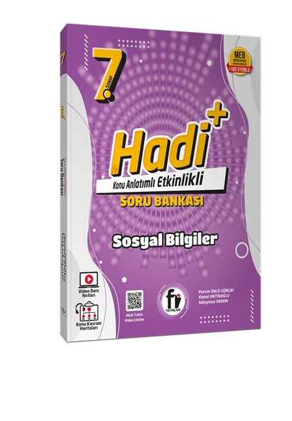 Fi Yayınları 7. Sınıf Sosyal Bilgiler Hadi Konu Anlatımlı Soru Bankası Yeni