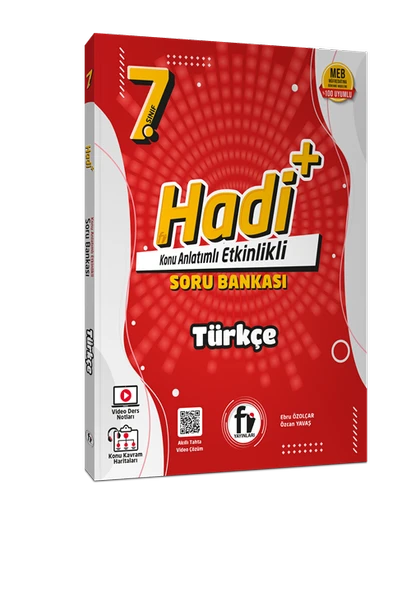 Fi Yayınları 7. Sınıf Türkçe Hadi Konu Anlatımlı Soru Bankası Yeni
