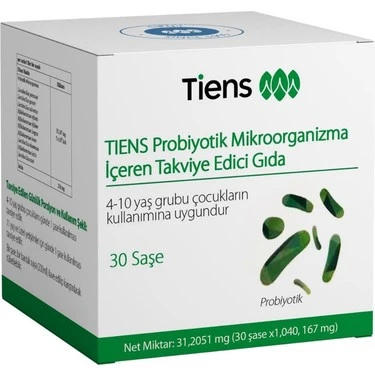 Tiens Probiyotik Mikroorganizma Içeren Takviye Edici Gıda