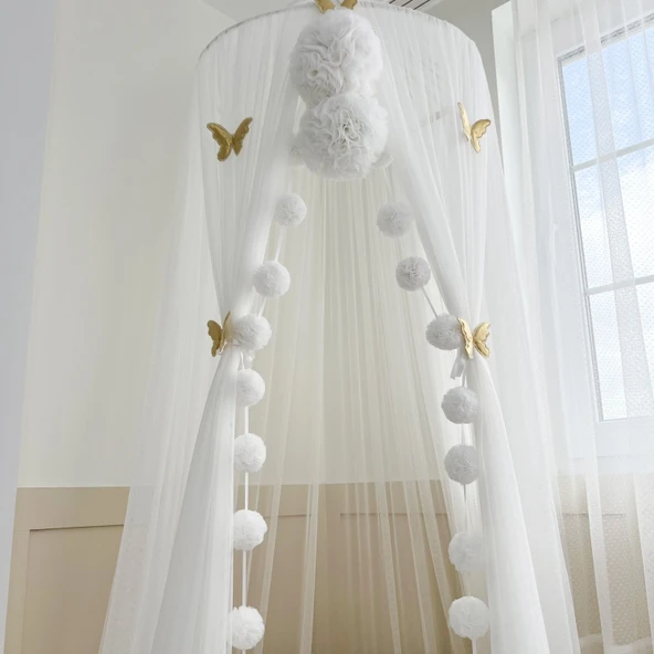 Pamuka Tül Cibinlik Basic White - Resim 2