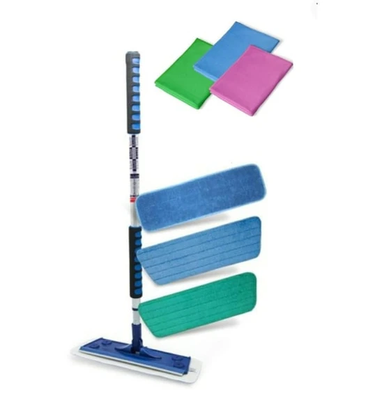 Silva 3lü Mop Set Ve 3lü Cam Bezi