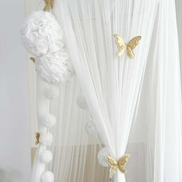 Pamuka Tül Cibinlik Basic White - Resim 4