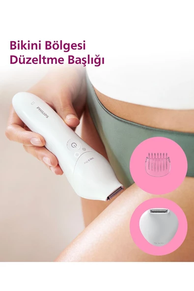 BRE720/05 Epilatör (Yüz+Koltuk altı+Bikini Bölgesi+Bacak)Islak Ve Kuru,Işıklı,Kablosuz - 4