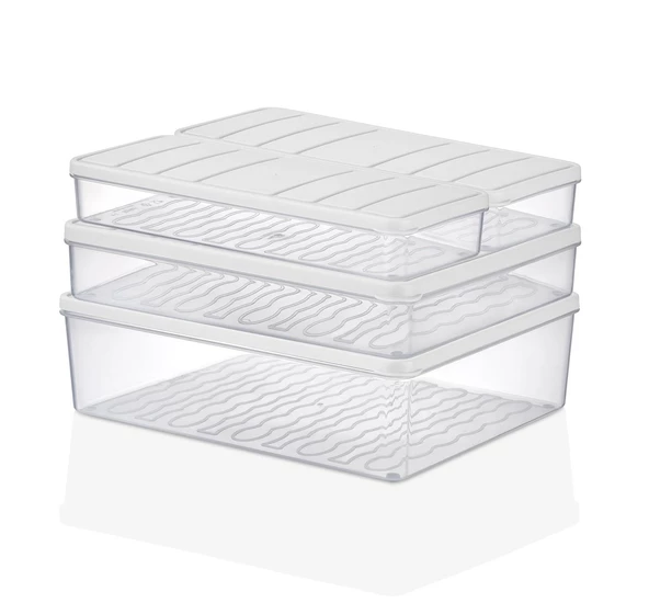 Selka Nora 4'lü Set ( 1 Adet 4 Lt. 1 Adet 2,25 Lt. 2 Adet 1 Lt. ) - 8