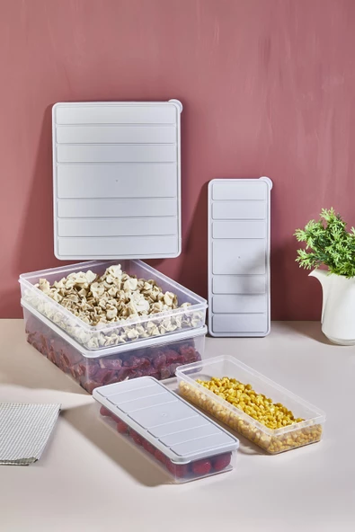 Selka Nora 4'lü Set ( 1 Adet 4 Lt. 1 Adet 2,25 Lt. 2 Adet 1 Lt. ) - 5