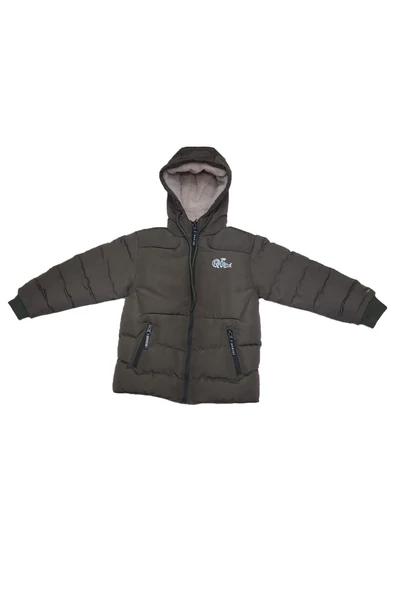 Life For Moda Erkek Çocuk İçi Peluş Astarlı Kapüşonlu Su Geçirmez Mont 2031 - 2