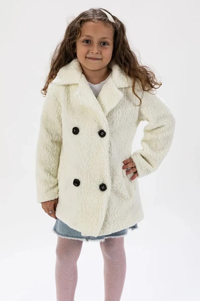Kuzu Polar Kumaş Kışlık Çocuk Mont MNK0652 - Resim 8