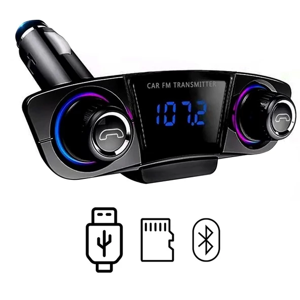 NKT GROUP PM-22010 Bluetooth - SD Hafıza Kartı - Aux - Flash Bellek FM Transmitter