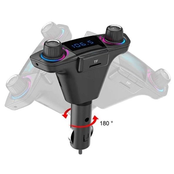 NKT GROUP PM-22010 Bluetooth - SD Hafıza Kartı - Aux - Flash Bellek FM Transmitter - 2