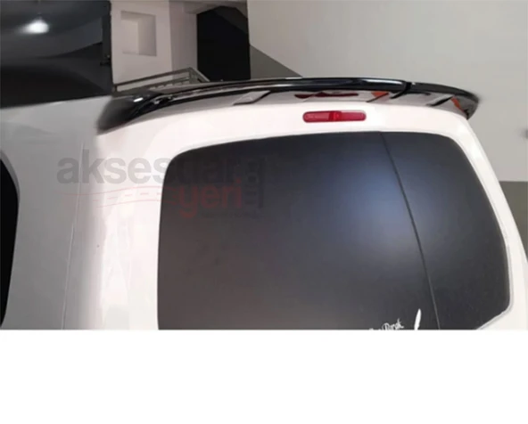 Peugeot Partner 2008+ 2 Parça Spoiler Parlak Siyah Boyalı İthal Ürün Plastik