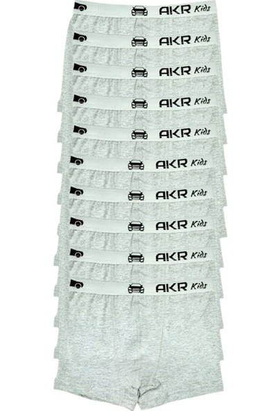 Uniquetrenders   Erkek Çocuk 10'lu Pamuklu Boxer - 6