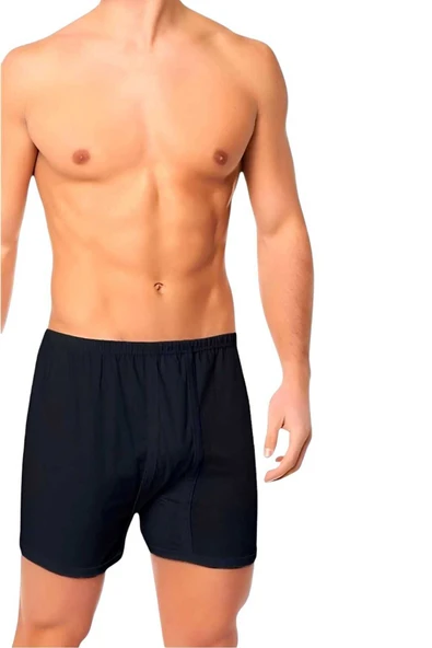 Uniquetrenders   Erkek Rahat Kesim Paçalı Pamuklu Külot Boxer 3'lü Set - 6
