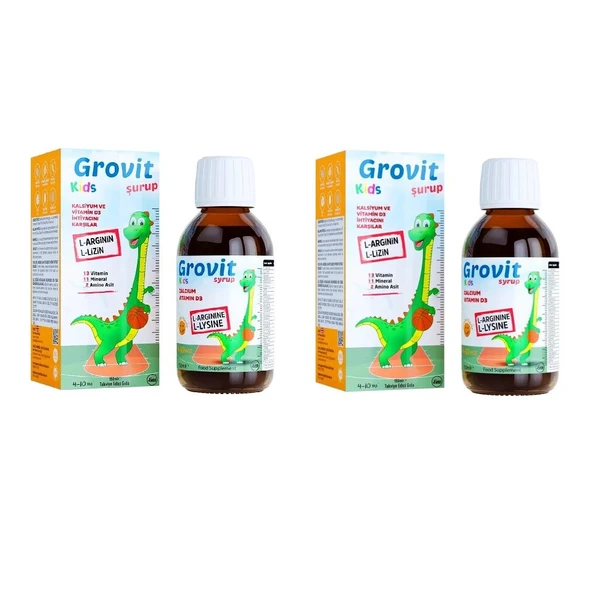 Grovit Kids Şurup 150 ml 2 Adet