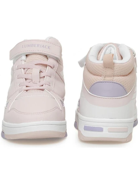 LUMBERJACK ELDON HI 3FX PUDRA COMFORT CASUAL BOĞAZLI KIZ SNEAKER - Resim 7