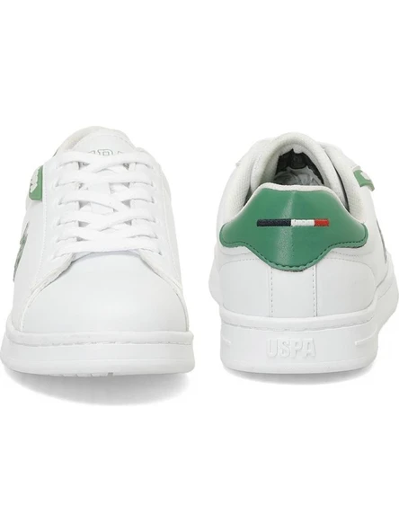 U.S.POLO ASSN COSTA 4PR BEYAZ YEŞİL COMFORT CASUAL ANATOMİK SPOR AYAKKABI - Resim 7